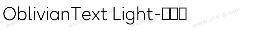 OblivianText Light字体转换